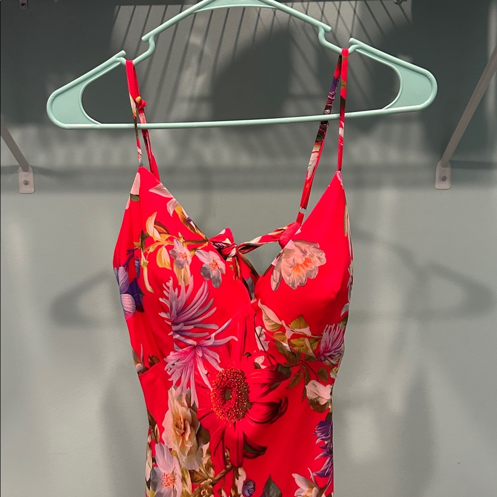 Aqua Vibrant Floral Maxi Dress - Picture 4 of 7